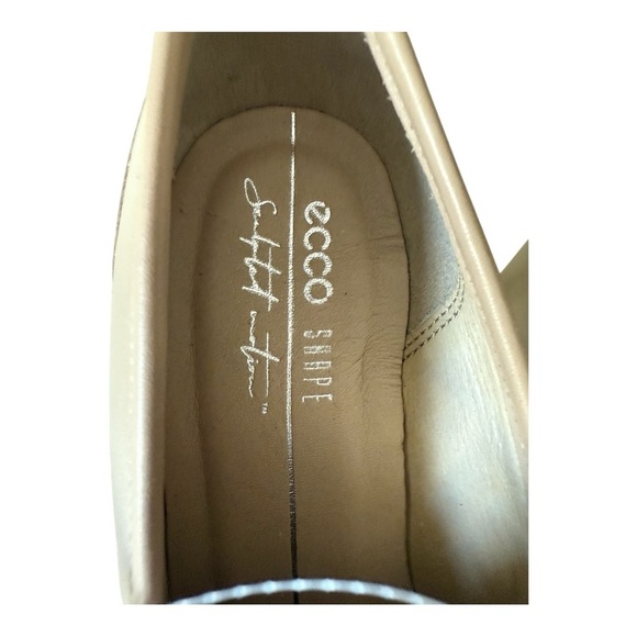 ECCO Women's Shape Sculpted-Motion 55 Mm Platform Loafers in Beige NWOB - Picture 6 of 16